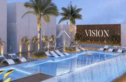 Apartment - 1 Bedroom - 2 Bathrooms for sale in Pearls by Vision - Dubai Silicon Oasis - Dubai