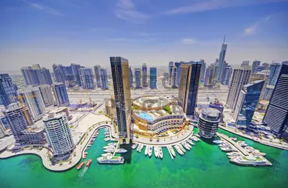 Office Space - Studio - 2 Bathrooms for rent in Extreme Waterfront Offices - Dubai Marina - Dubai