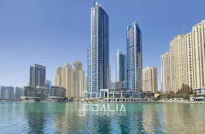 Apartment - 1 Bedroom - 2 Bathrooms for rent in Bay Central West - Bay Central - Dubai Marina - Dubai