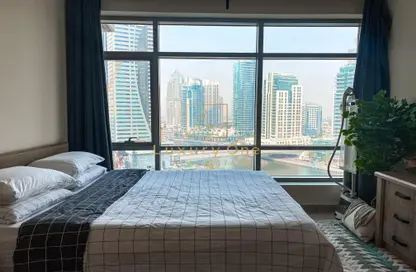 Apartment - 1 Bedroom - 2 Bathrooms for rent in Fairfield Tower - Park Island - Dubai Marina - Dubai