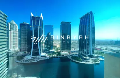 Office Space - Studio - 1 Bathroom for rent in Lake Allure - Jumeirah Lake Towers - Dubai