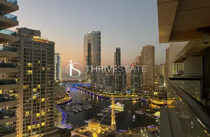 Apartment - 1 Bedroom - 2 Bathrooms for rent in Escan Tower - Dubai Marina - Dubai