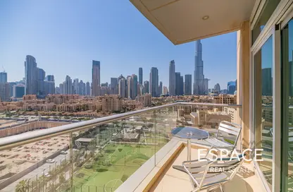 Apartment - 2 Bedrooms - 2 Bathrooms for rent in Burj Views A - Burj Views - Downtown Dubai - Dubai