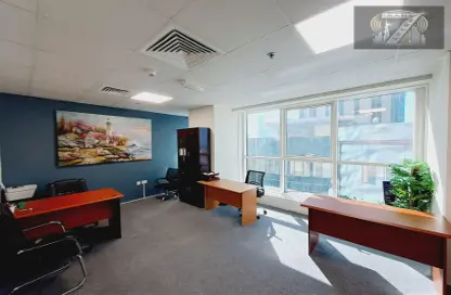 Office Space - Studio - 2 Bathrooms for rent in Aspin Tower - Sheikh Zayed Road - Dubai