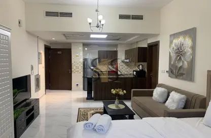 صورة لـ غرفة المعيشة / غرفة الطعام شقة - غرفة نوم - 1 حمام للايجار في برج سيدني - قرية الجميرا سركل - دبي ، صورة رقم 1