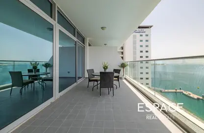 Apartment - 1 Bedroom - 2 Bathrooms for rent in Azure Residences - Palm Jumeirah - Dubai