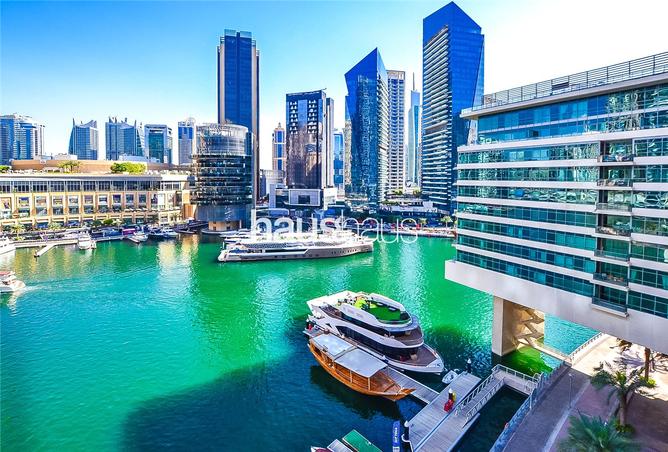 Apartment - 2 Bedrooms - 2 Bathrooms for rent in Marina Quays North - Marina Quays - Dubai Marina - Dubai