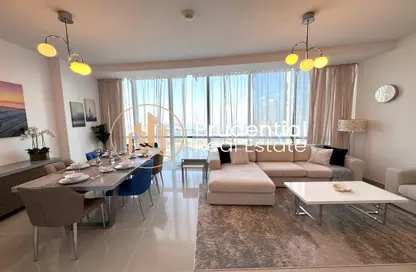 Apartment - 2 Bedrooms - 3 Bathrooms for rent in Etihad Tower 4 - Etihad Towers - Corniche Road - Abu Dhabi