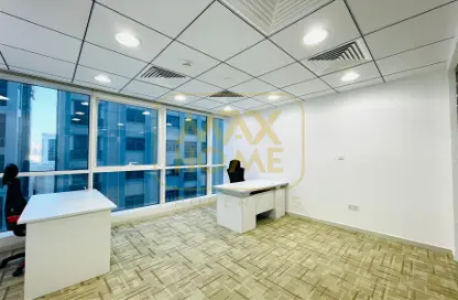 Office Space - Studio - 4 Bathrooms for rent in Hanging Garden Tower - Al Danah - Abu Dhabi