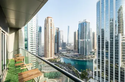 Apartment - 1 Bedroom - 2 Bathrooms for rent in Indigo Tower - JLT Cluster D - Jumeirah Lake Towers - Dubai