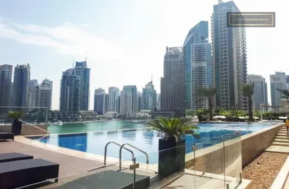 Apartment - 1 Bedroom - 2 Bathrooms for rent in Damac Heights - Dubai Marina - Dubai