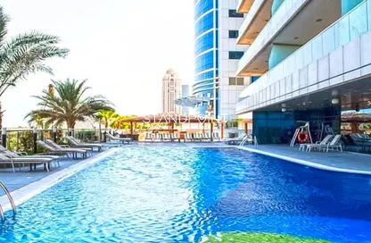 Apartment - 1 Bedroom - 2 Bathrooms for rent in Ocean Heights - Dubai Marina - Dubai