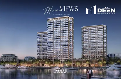 Apartment - 1 Bedroom - 2 Bathrooms for sale in Marina Views - Mina Rashid - Dubai