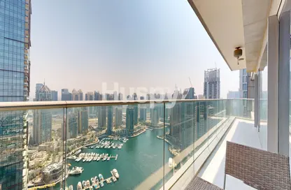 Apartment - 3 Bedrooms - 3 Bathrooms for rent in Damac Heights - Dubai Marina - Dubai