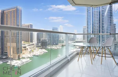 Apartment - 2 Bedrooms - 3 Bathrooms for rent in Continental Tower - Dubai Marina - Dubai