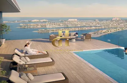 Apartment - 1 Bedroom - 2 Bathrooms for sale in Seapoint - EMAAR Beachfront - Dubai Harbour - Dubai