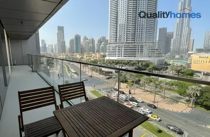 Apartment - 1 Bedroom - 2 Bathrooms for rent in Boulevard Point - Downtown Dubai - Dubai