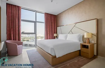 النزل و الشقق الفندقية - 2 غرف نوم - 2 حمامات للايجار في فندق وشقق هيلتون دبي كريك - بورسعيد - ديرة - دبي