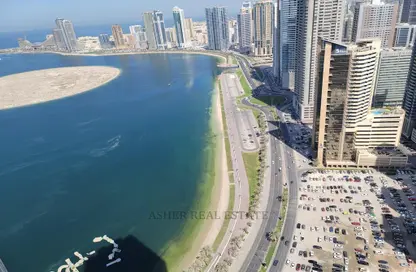 Apartment - 3 Bedrooms - 3 Bathrooms for rent in Sarab Tower - Al Khan - Sharjah