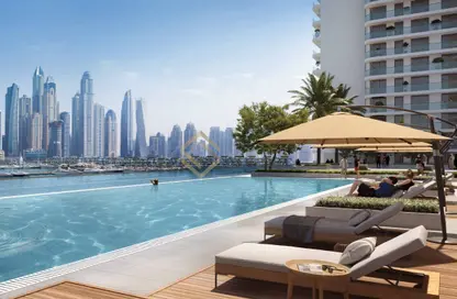 Apartment - 1 Bedroom - 1 Bathroom for sale in Palace Beach Residence - EMAAR Beachfront - Dubai Harbour - Dubai