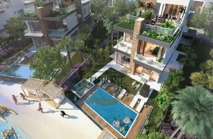 Townhouse - 4 Bedrooms - 4 Bathrooms for sale in Costa Brava 1 - Costa Brava at DAMAC Lagoons - Damac Lagoons - Dubai