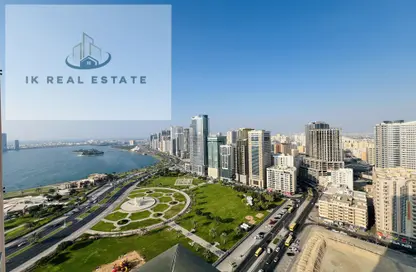 Duplex - 3 Bedrooms - 3 Bathrooms for rent in Al Marwa Tower 1 - Al Marwa Towers - Cornich Al Buhaira - Sharjah