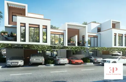 Townhouse - 4 Bedrooms - 3 Bathrooms for sale in Costa Brava 1 - Costa Brava at DAMAC Lagoons - Damac Lagoons - Dubai