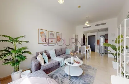 Living / Dining Room image for: Apartment - 2 Bedrooms - 2 Bathrooms for rent in Diamond Views 1 - Diamond Views - Jumeirah Village Circle - Dubai, Image 1