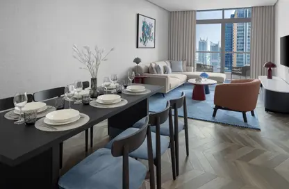 Hotel  and  Hotel Apartment - 3 Bedrooms - 2 Bathrooms for rent in InterContinental Dubai Marina - Dubai Marina - Dubai