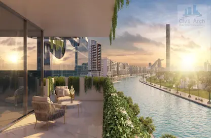 Apartment - 1 Bedroom - 2 Bathrooms for sale in Azizi Riviera Azure - Meydan One - Meydan - Dubai