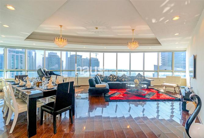 Apartment - 4 Bedrooms - 4 Bathrooms for rent in Horizon Tower - Dubai Marina - Dubai