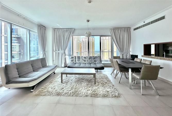 Apartment - 2 Bedrooms - 3 Bathrooms for rent in Attessa Tower - Marina Promenade - Dubai Marina - Dubai