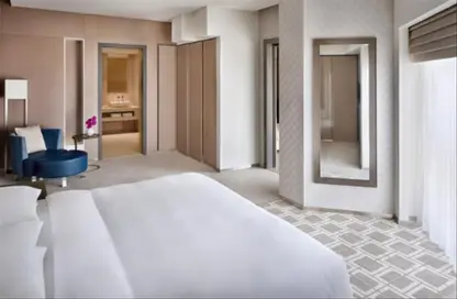 Room / Bedroom image for: Hotel  and  Hotel Apartment - 1 Bedroom - 2 Bathrooms for rent in Hyatt Regency Creek Heights Residences - Dubai Healthcare City - Dubai, Image 1