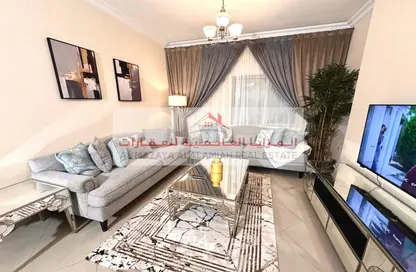 Apartment - 1 Bedroom - 2 Bathrooms for rent in Al Taawoon Towers - Al Khan - Sharjah