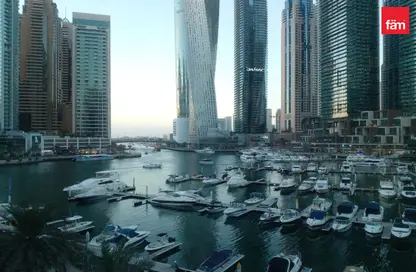 Apartment - 3 Bedrooms - 4 Bathrooms for rent in Al Habtoor Tower - Dubai Marina - Dubai