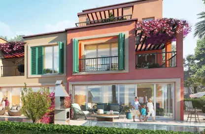 Townhouse - 5 Bedrooms - 6 Bathrooms for sale in Nice - Damac Lagoons - Dubai