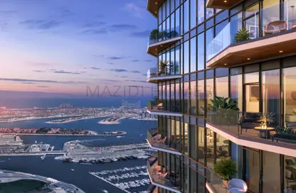 Apartment - 2 Bedrooms - 3 Bathrooms for sale in Al Habtoor Tower - Dubai Marina - Dubai