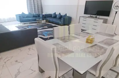 Apartment - 2 Bedrooms - 3 Bathrooms for rent in Oasis Tower - Al Rashidiya 1 - Al Rashidiya - Ajman