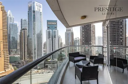 Apartment - 2 Bedrooms - 3 Bathrooms for rent in Skyview Tower - Dubai Marina - Dubai