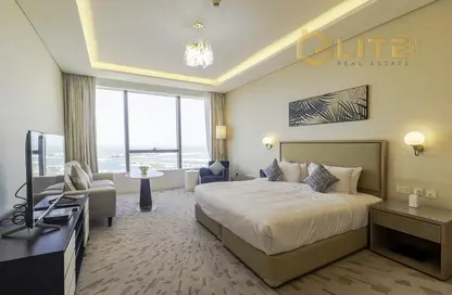 Apartment - 1 Bathroom for rent in The Palm Tower - Palm Jumeirah - Dubai