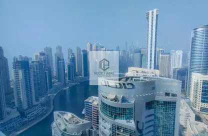 Penthouse - 4 Bedrooms - 6 Bathrooms for rent in Zumurud Tower - Dubai Marina - Dubai