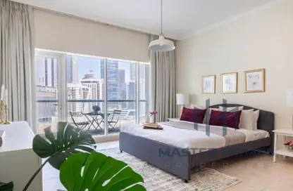 Apartment - Studio - 1 Bathroom for rent in Burj Al Nujoom - Downtown Dubai - Dubai