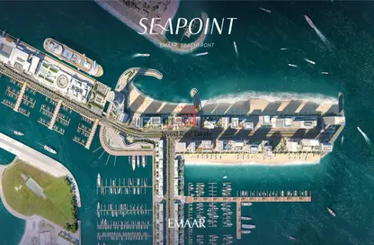 Apartment - 2 Bedrooms - 2 Bathrooms for sale in Seapoint - EMAAR Beachfront - Dubai Harbour - Dubai