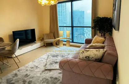 Apartment - 1 Bedroom - 2 Bathrooms for rent in Jumeirah Bay X1 - JLT Cluster X - Jumeirah Lake Towers - Dubai