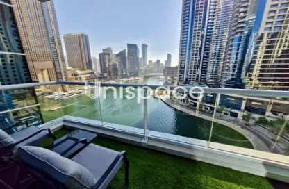 Apartment - 2 Bedrooms - 3 Bathrooms for rent in Continental Tower - Dubai Marina - Dubai