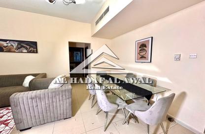 Apartment - 1 Bedroom - 2 Bathrooms for rent in Al Taawoon Towers - Al Khan - Sharjah