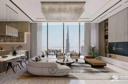 Apartment - 2 Bedrooms - 3 Bathrooms for sale in St Regis The Residences - Burj Khalifa Area - Downtown Dubai - Dubai