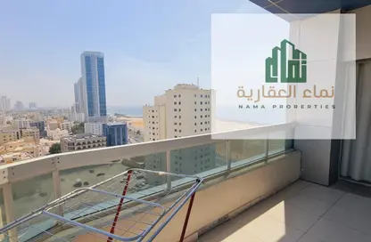 شقة - غرفة نوم - 2 حمامات للايجار في برج الكورنيش - طريق كورنيش عجمان - عجمان