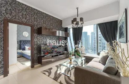 Apartment - 1 Bedroom - 2 Bathrooms for rent in Silverene Tower B - Silverene - Dubai Marina - Dubai