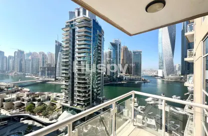 Apartment - 2 Bedrooms - 2 Bathrooms for rent in Al Habtoor Tower - Dubai Marina - Dubai